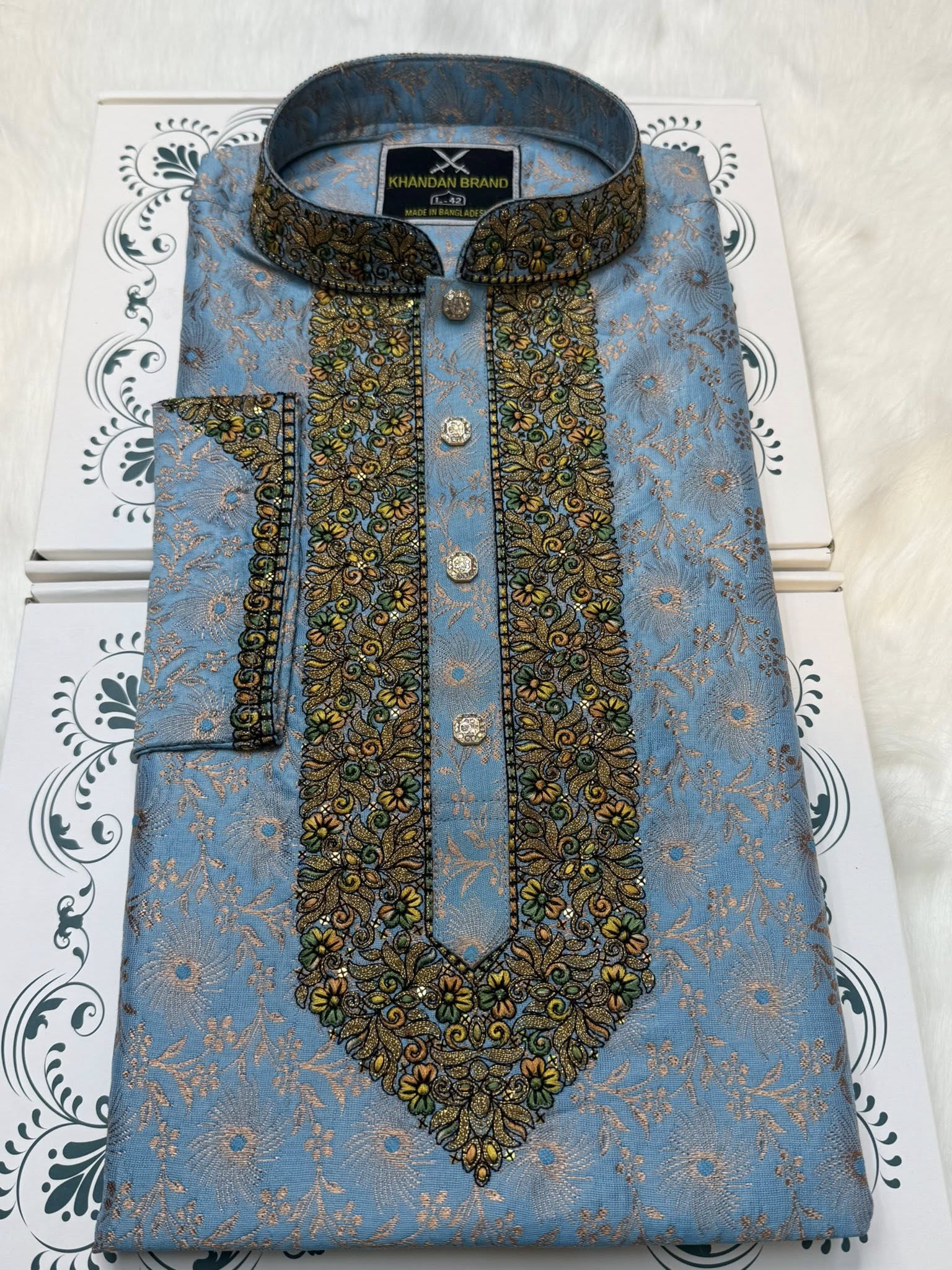 588506731_1266252412189459_423626287317673321_n কাতান পার্টি পাঞ্জাবি - Image 1