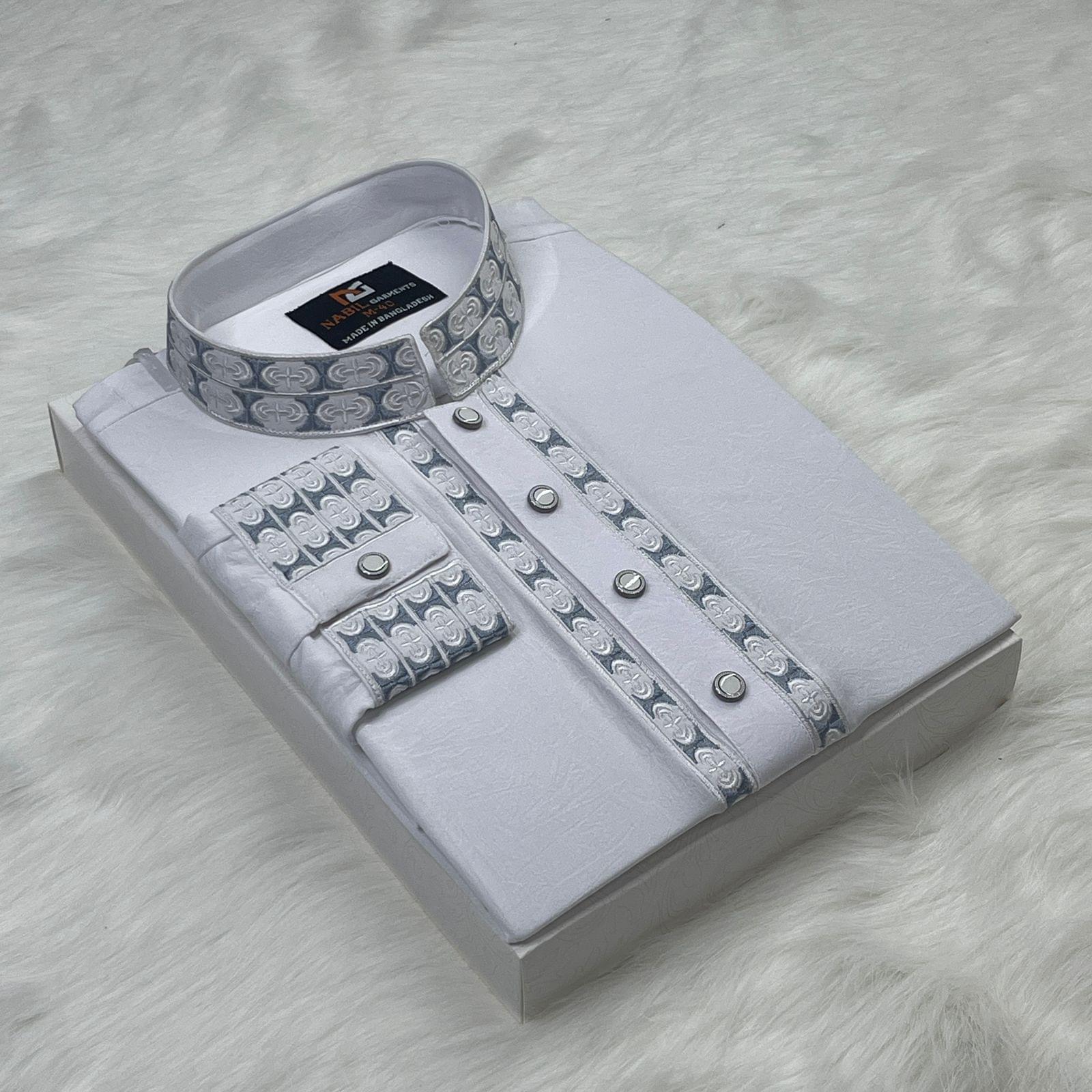 sada প্রিমিয়াম লাক্সারি কটন পাঞ্জাবি - Image 1